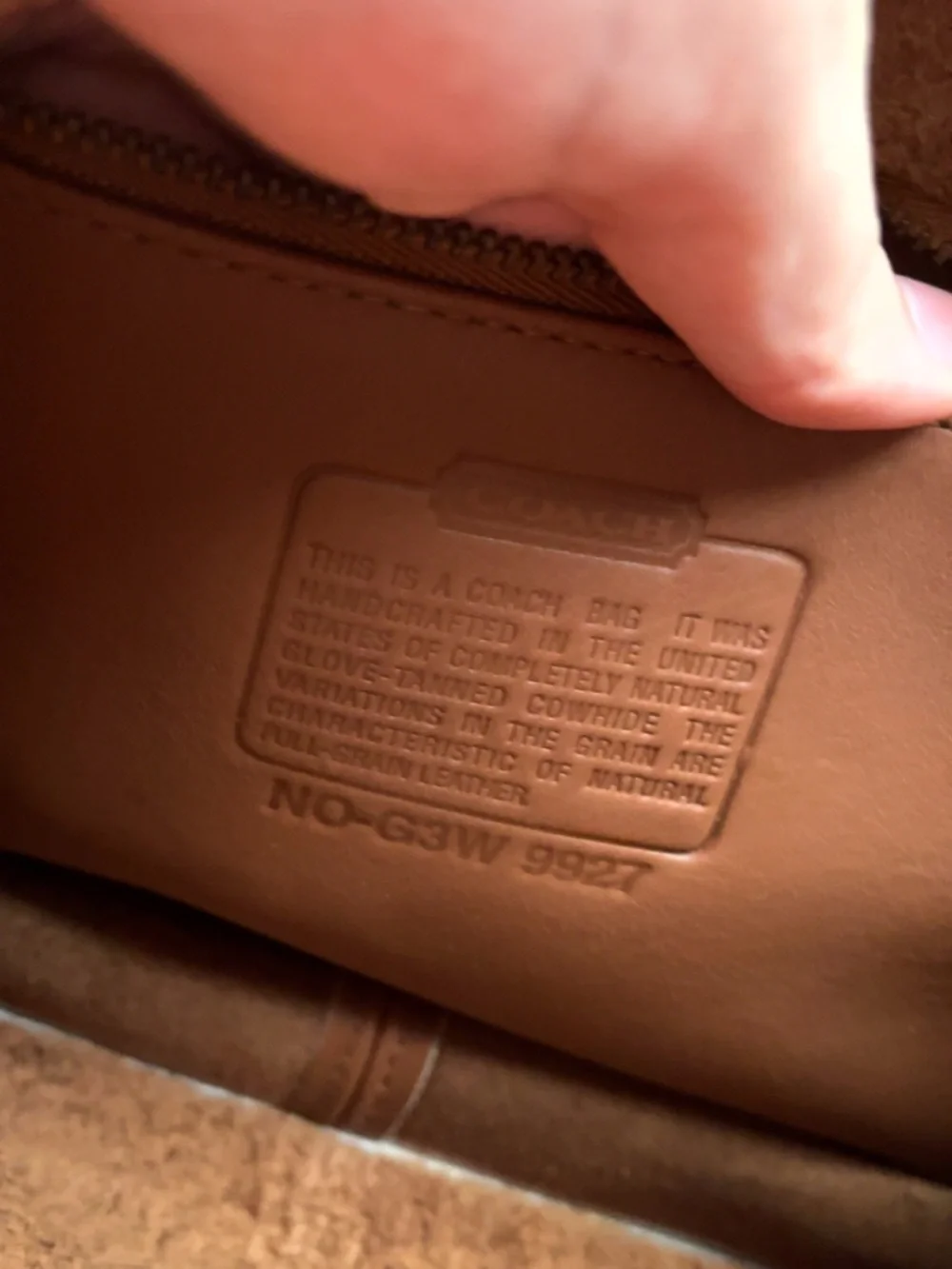 Vintage Coach Willis Bag #9927 (2003) — British Tan